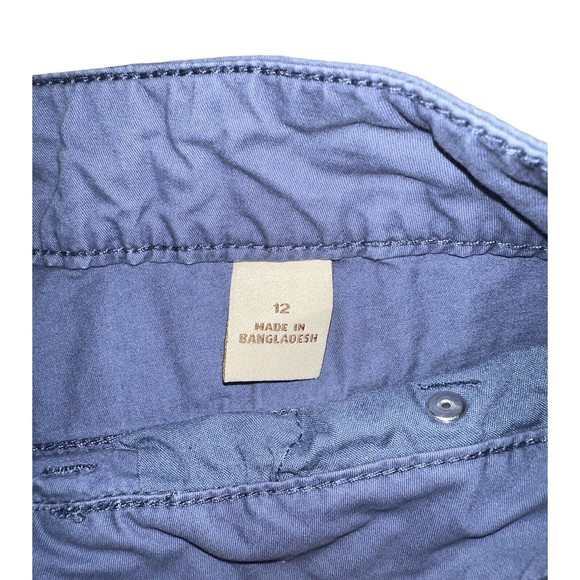 Natural Reflections Women's Shorts Chino Bermuda Blue Sz 12‎ 100% CottonPockets - Picture 9 of 14